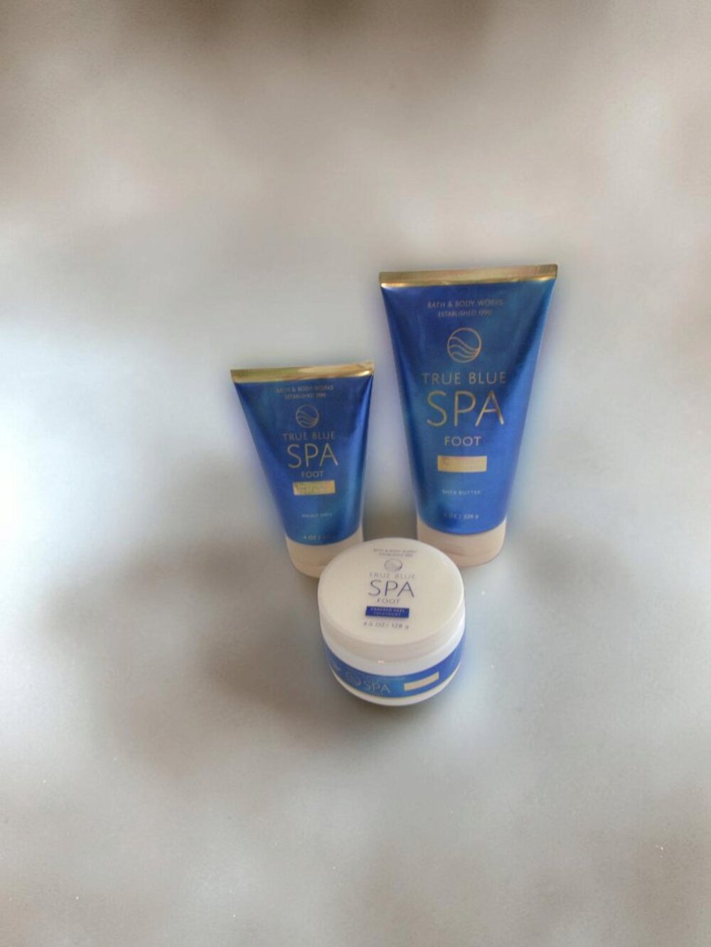 Bath & Body Works TRUE BLUE SPA (FEET) SET OF 3 - NWT